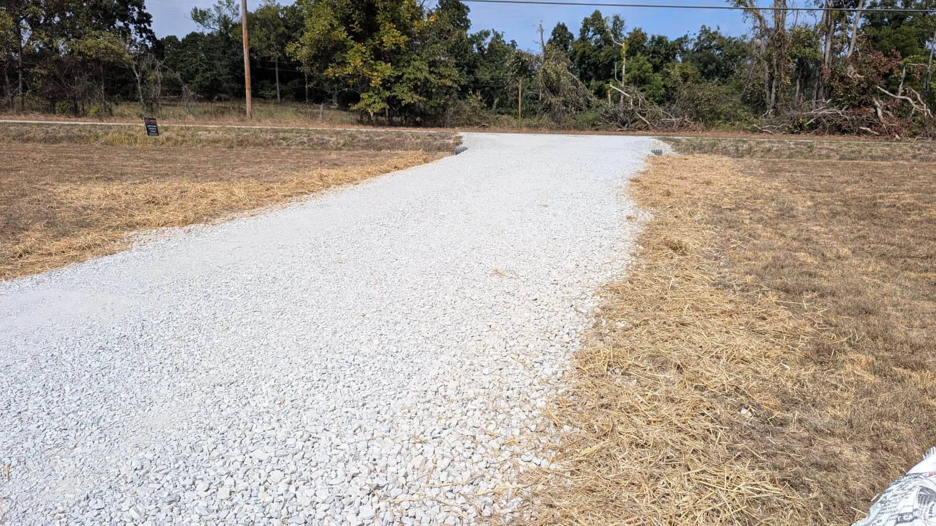 Gallery photos for New Gravel Driveway Installation Nearly Complete on Rural Property: Image #8