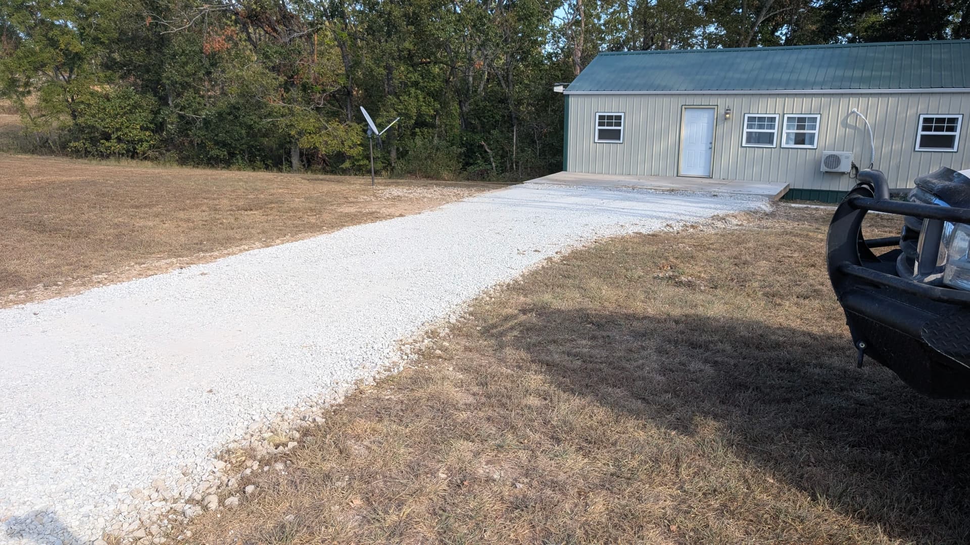 Gallery photos for New Gravel Driveway Installation Nearly Complete on Rural Property: Image #9