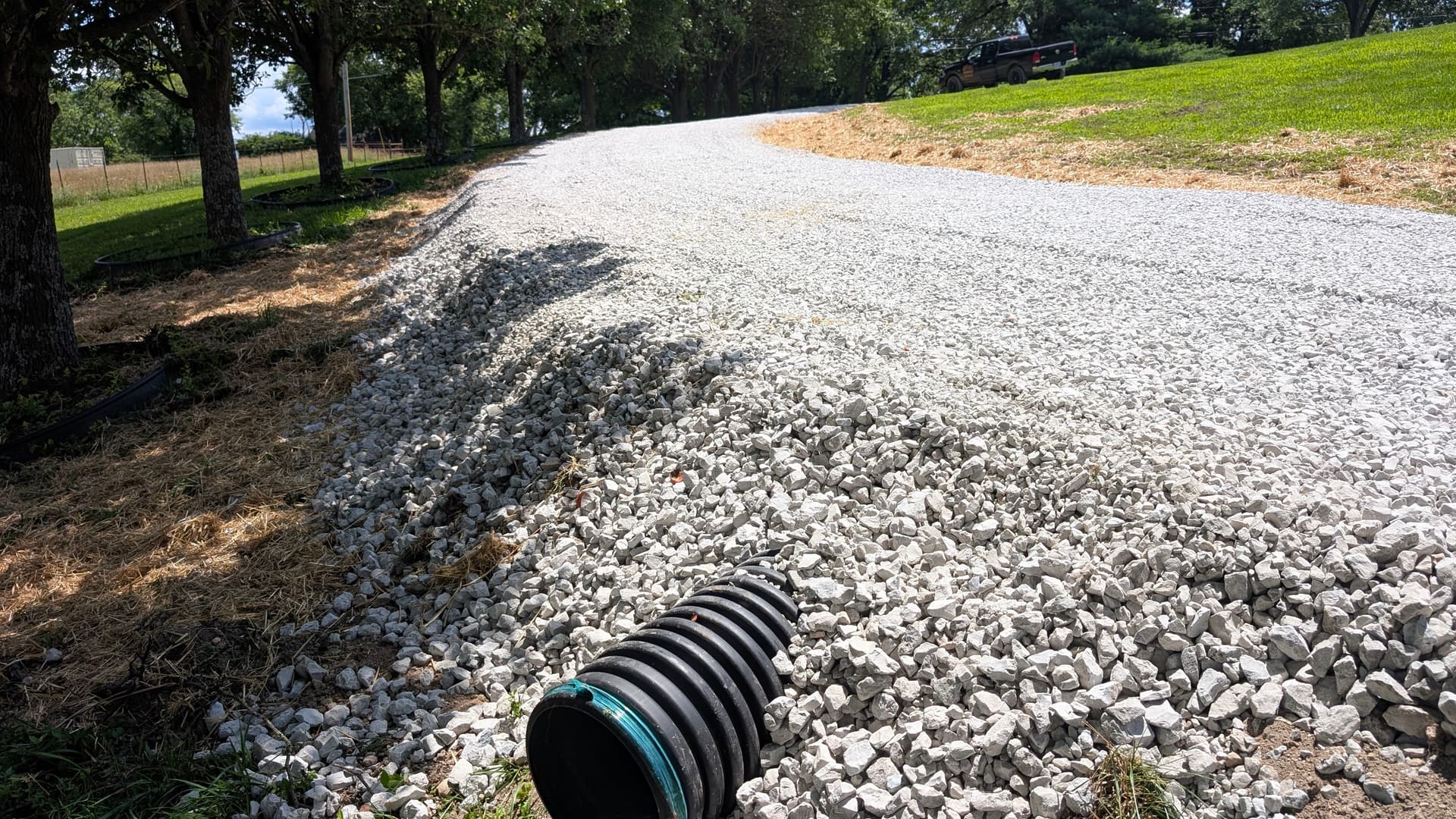 Gallery photos for Gravel Driveway Installation With Culvert Drainage That Actually Works: Image #2
