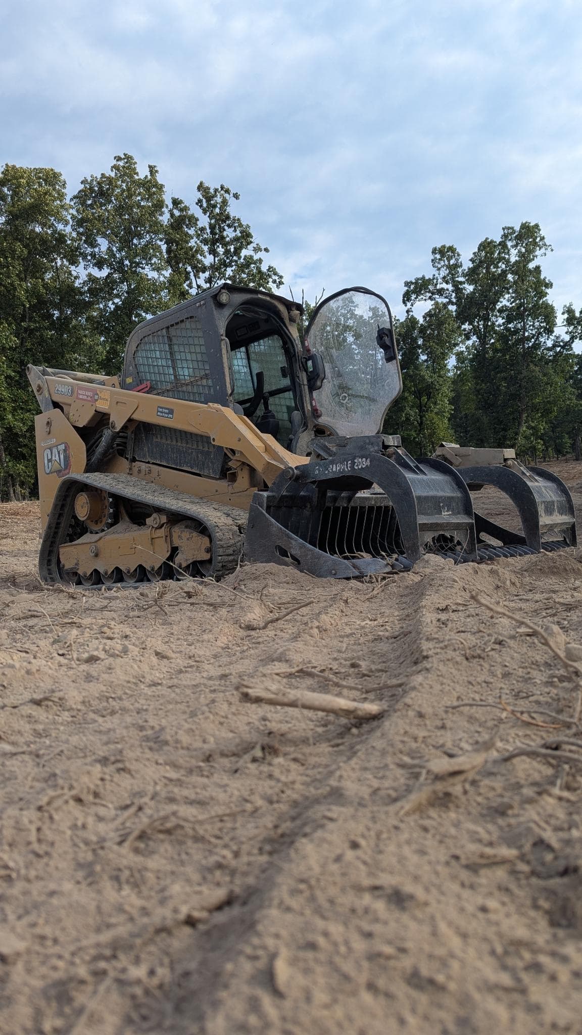 Forestry Mulching and Grapple Work Gets This Land Ready to Plant