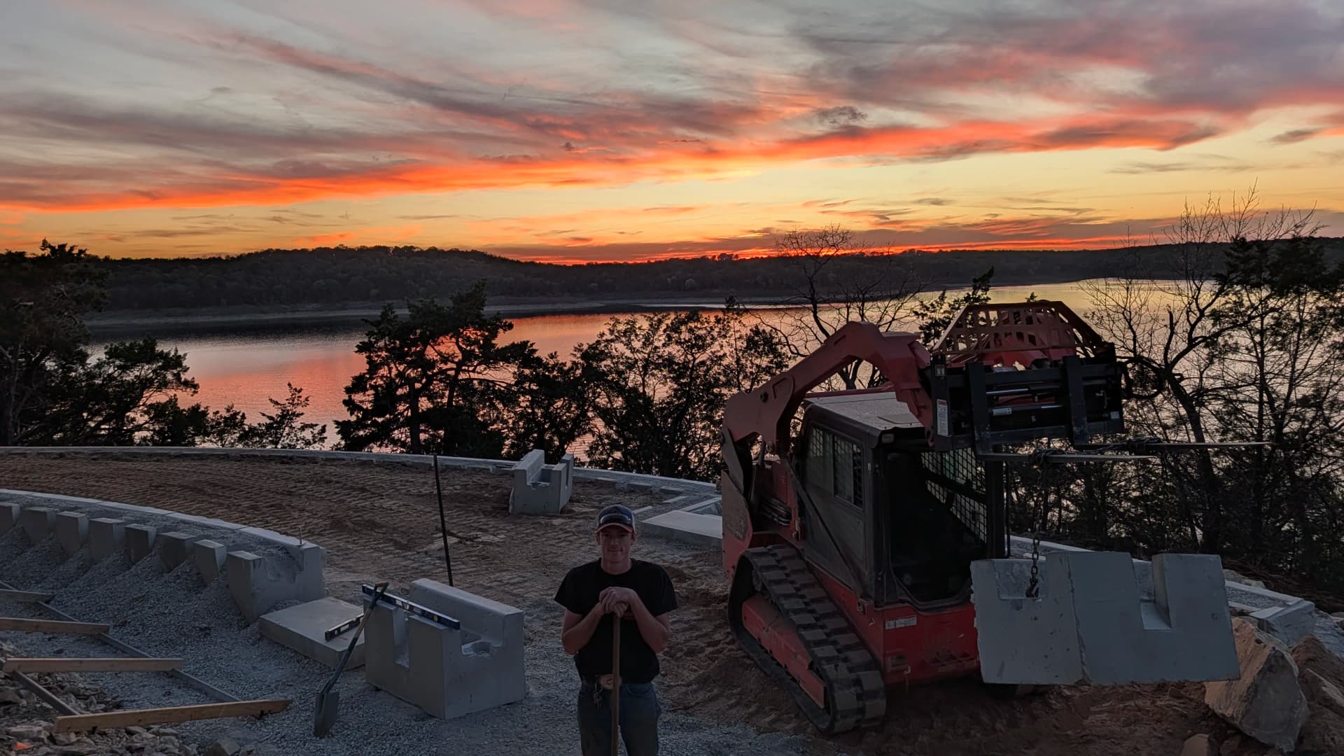 Second Retaining Wall Set on a Stunning Lakefront Property image