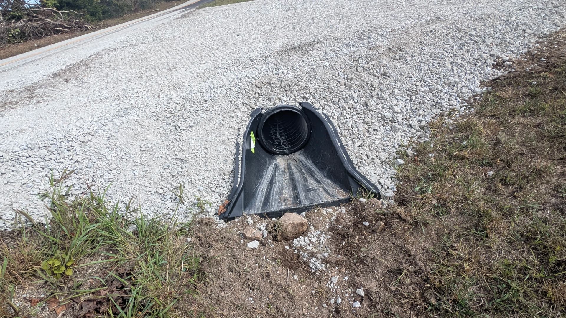 Gallery photos for 40-Foot Gravel Driveway Installation with Culvert Aprons: Image #1