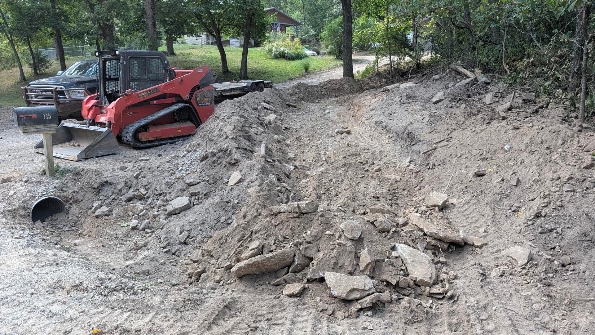 Gallery photos for Ledgerock Removal and Driveway Installation in Norwood: Image #3