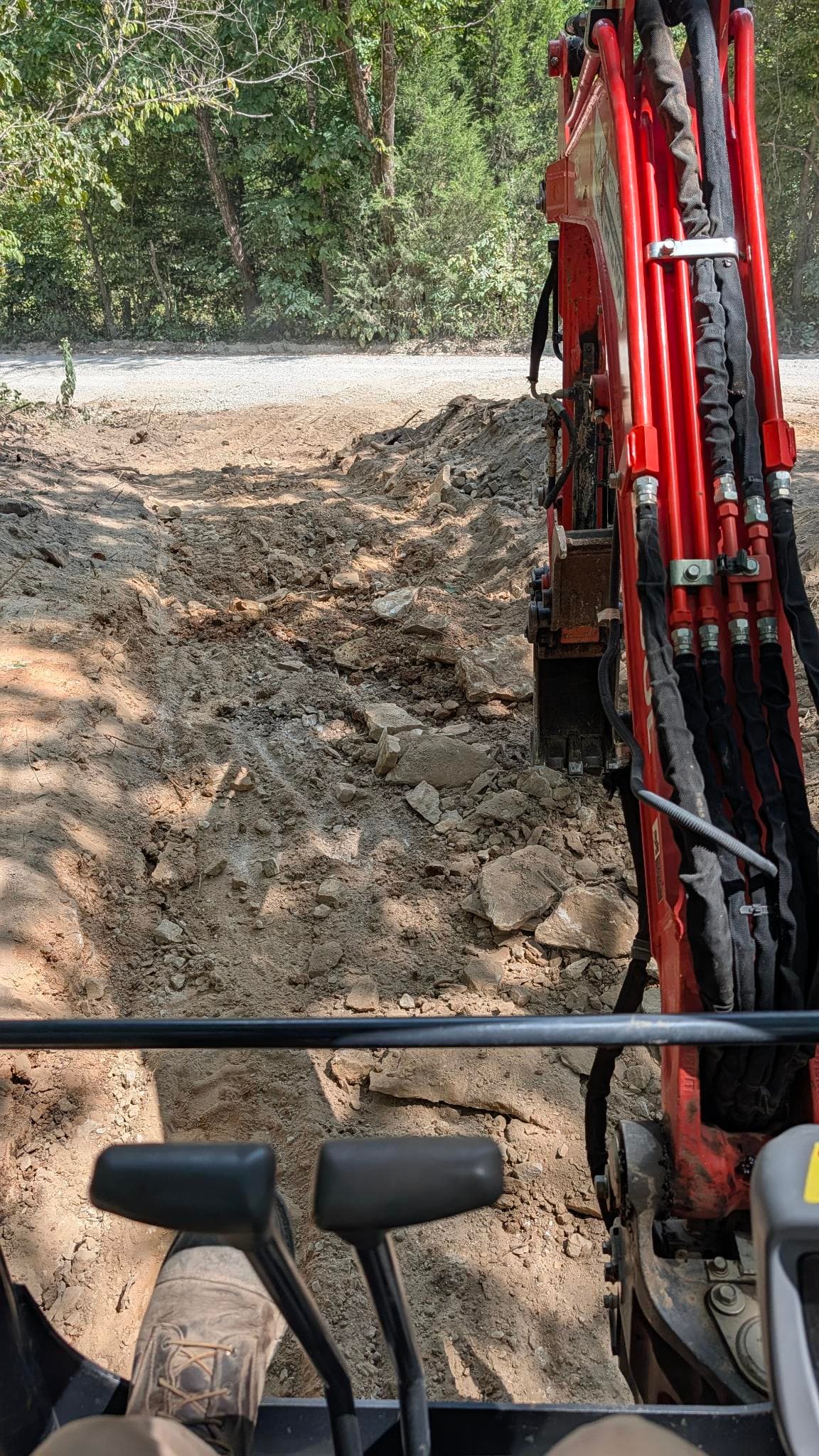 Gallery photos for Ledgerock Removal and Driveway Installation in Norwood: Image #2