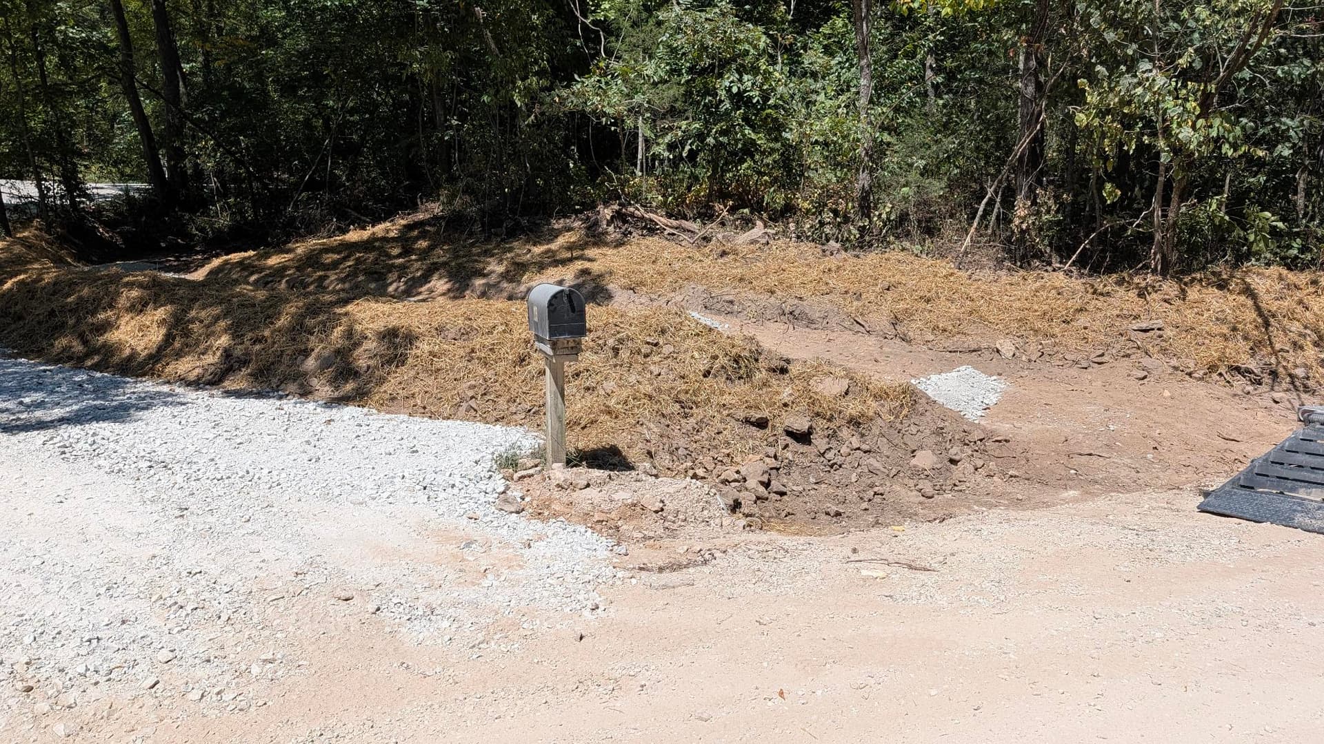 Gallery photos for Gravel Driveway Installation with Heavy-Duty Erosion Control: Image #2